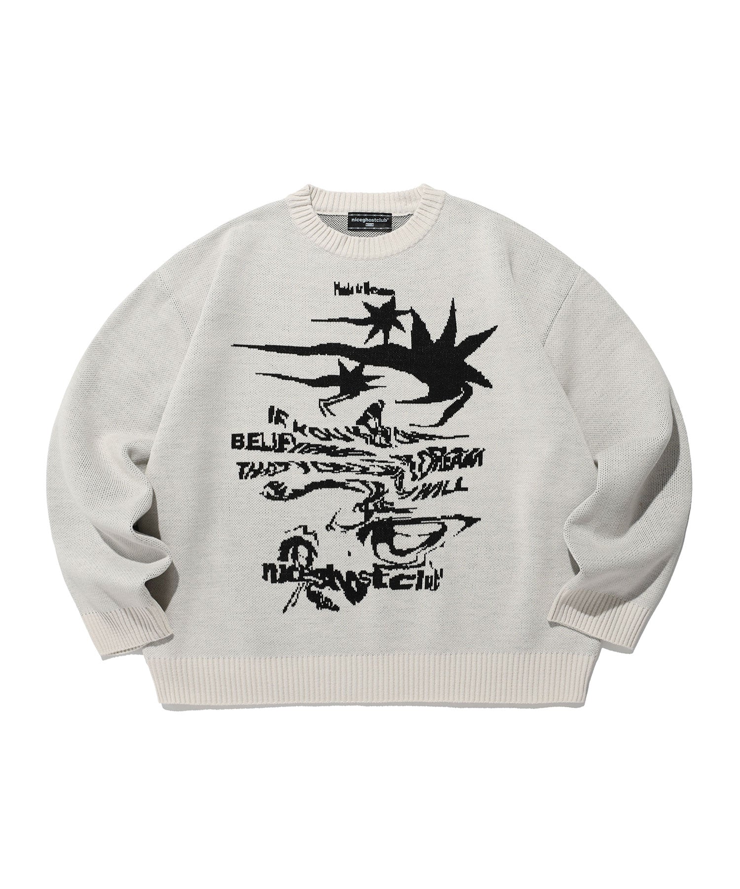 Nice Ghost Club Tornado Logo Knit