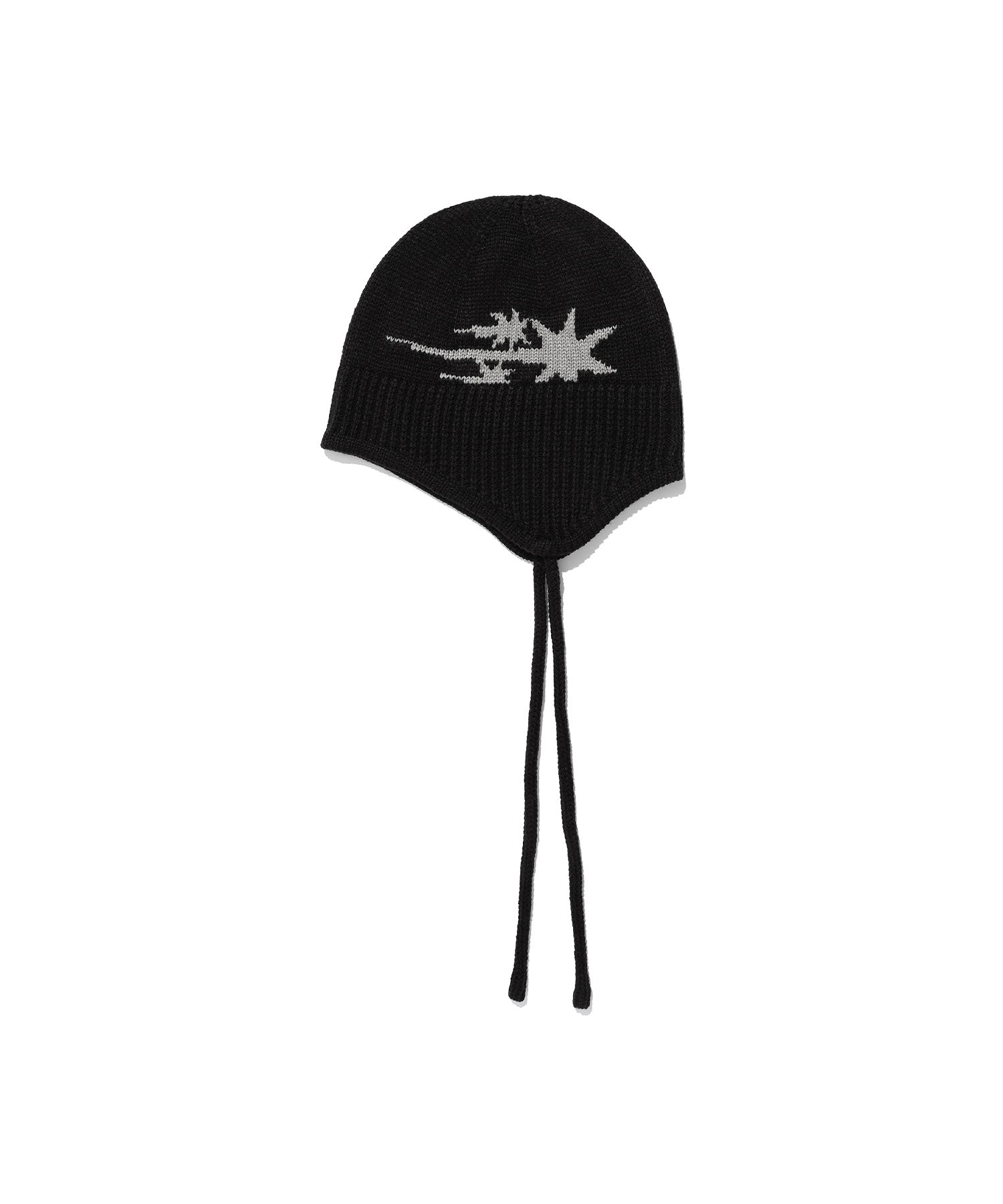 Nice Ghost Club 3 Stars Logo Earcap Beanie [Black]