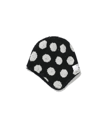 Nice Ghost Club FFATS Dot Earcap Beanie [Black]