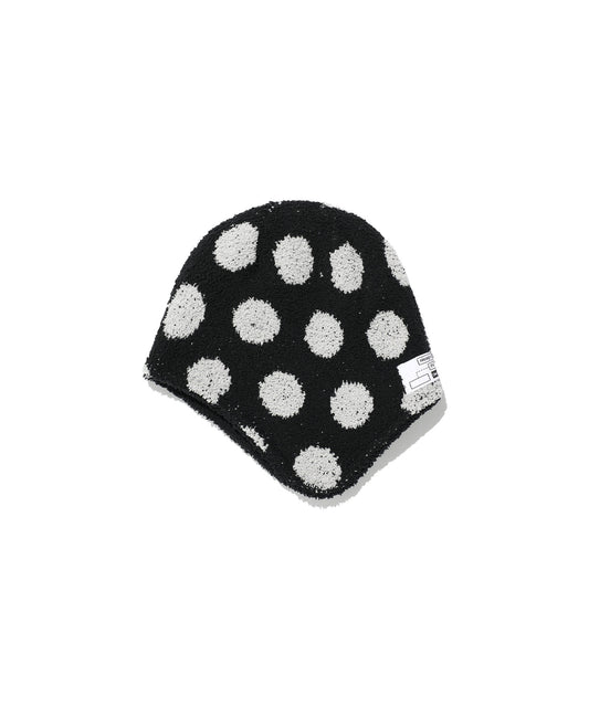 Nice Ghost Club FFATS Dot Earcap Beanie [Black]