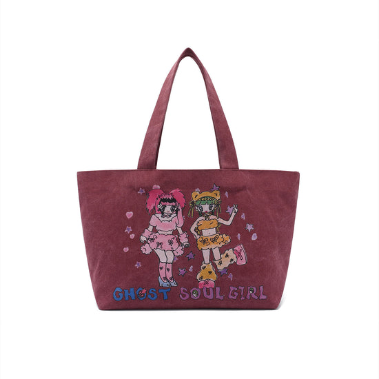 Nice Ghost Club Soul Pussy Cat Ghost Soul Girl Tote Bag