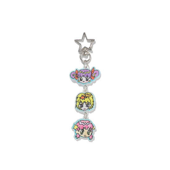 Nice Ghost Club Soul Pussy Cat Ghost Soul Girl Acrylic Keychain [Mix]