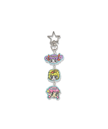 Nice Ghost Club Soul Pussy Cat Ghost Soul Girl Acrylic Keychain [Mix]