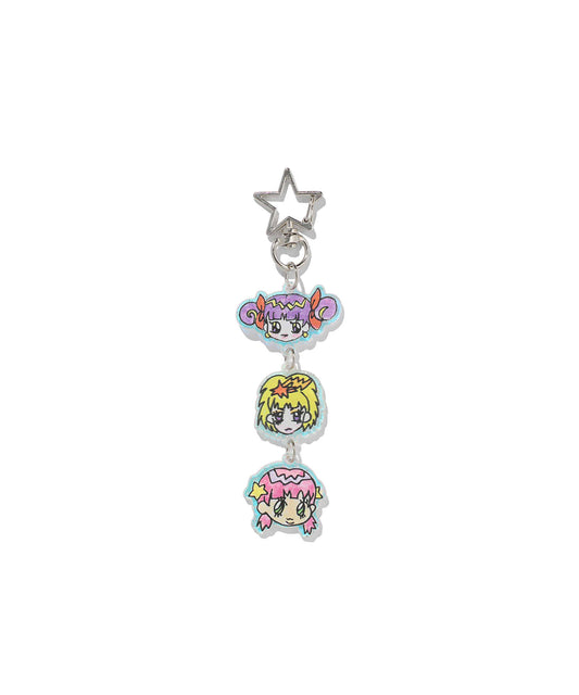 Nice Ghost Club Soul Pussy Cat Ghost Soul Girl Acrylic Keychain [Mix]