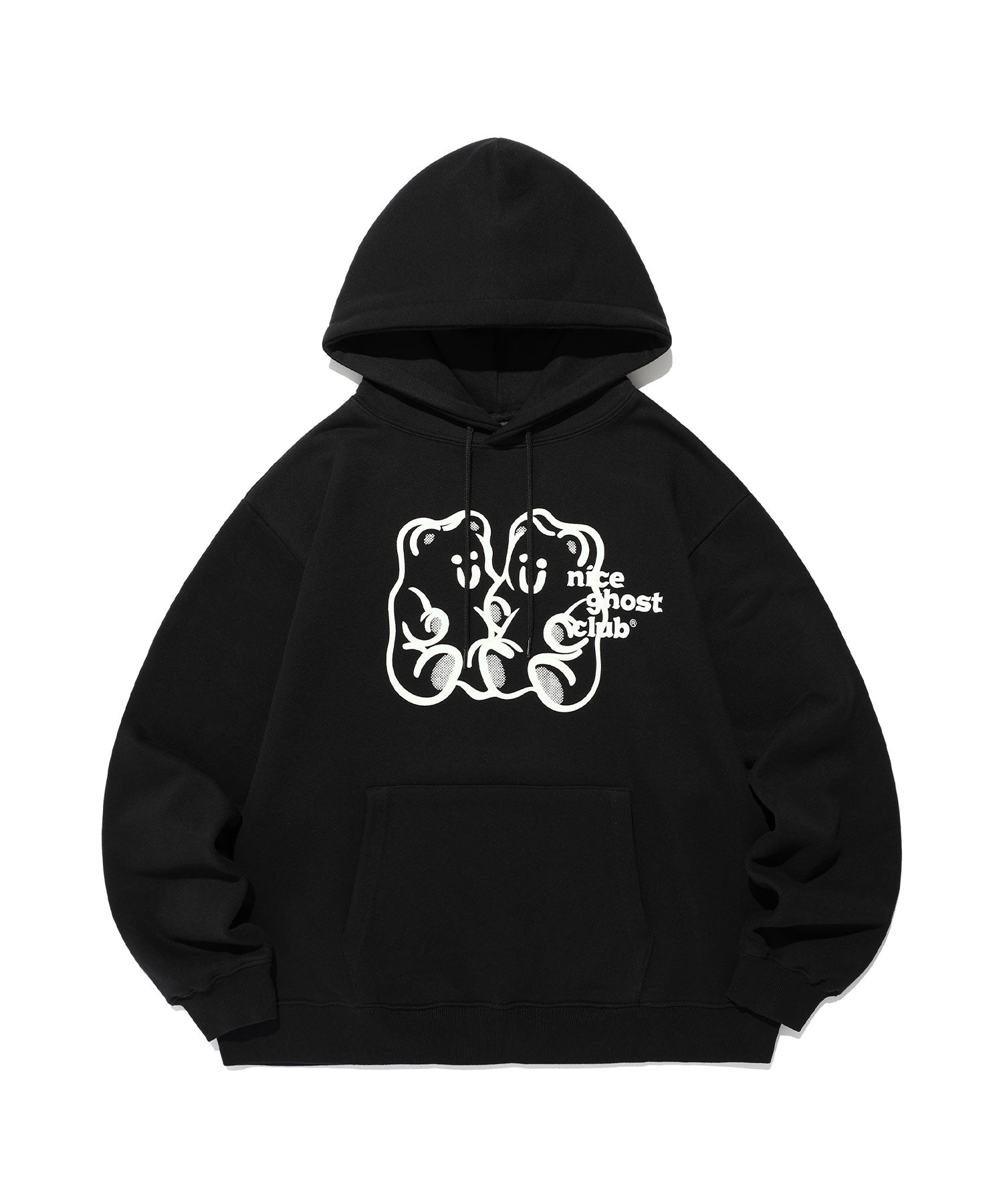 Nice Ghost Club Gummy Bear & Logo Hoodie
