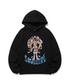 Nice Ghost Club Soul Pussy Cat Ghost Soul Girl Gyaru Hoodie in Black
