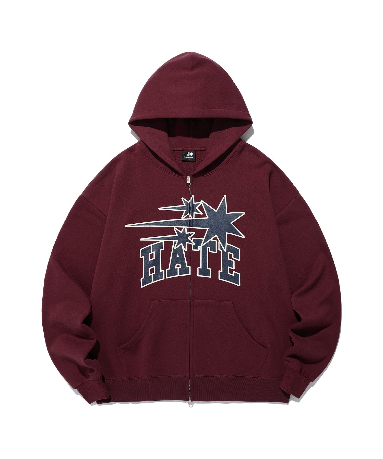 Nice Ghost Club 3 Stars Hate Hoodie Zip Up
