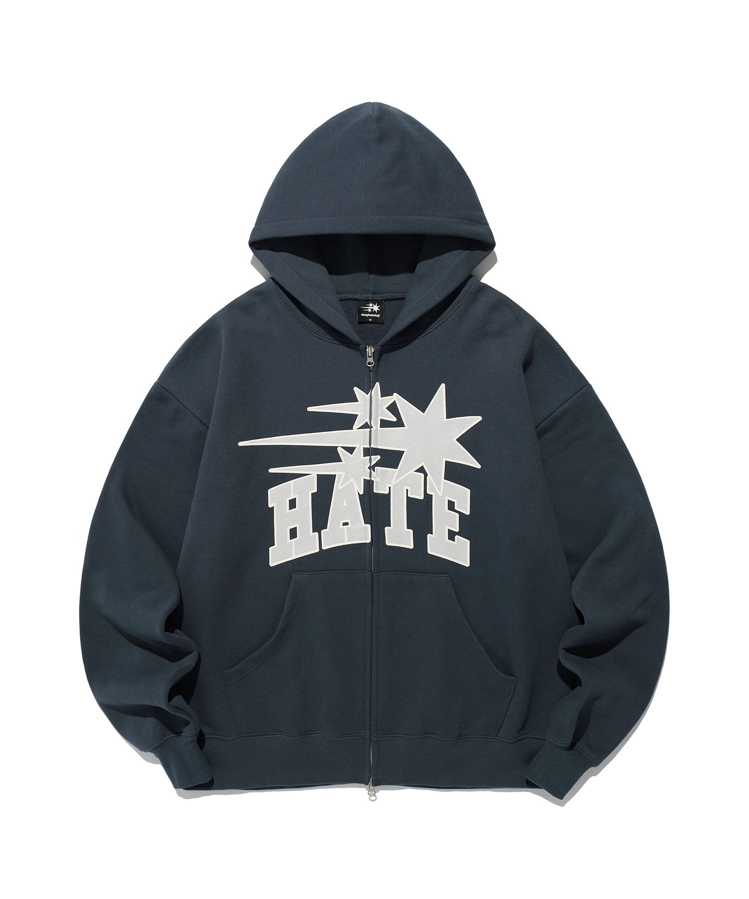 Nice Ghost Club 3 Stars Hate Hoodie Zip Up