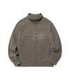 Nice Ghost Club 3 Stars Sweat Jersey Zip Up [Beige]