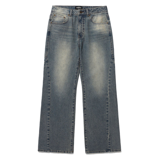 Nice Ghost Club Side Panel Bootscut Denim Pants [Blue]