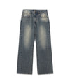 Nice Ghost Club Side Panel Bootscut Denim Pants [Blue]