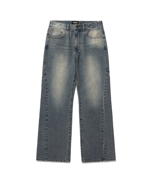 Nice Ghost Club Side Panel Bootscut Denim Pants [Blue]