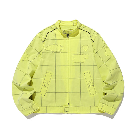 Nice Ghost Club Wappen Racing Jacket