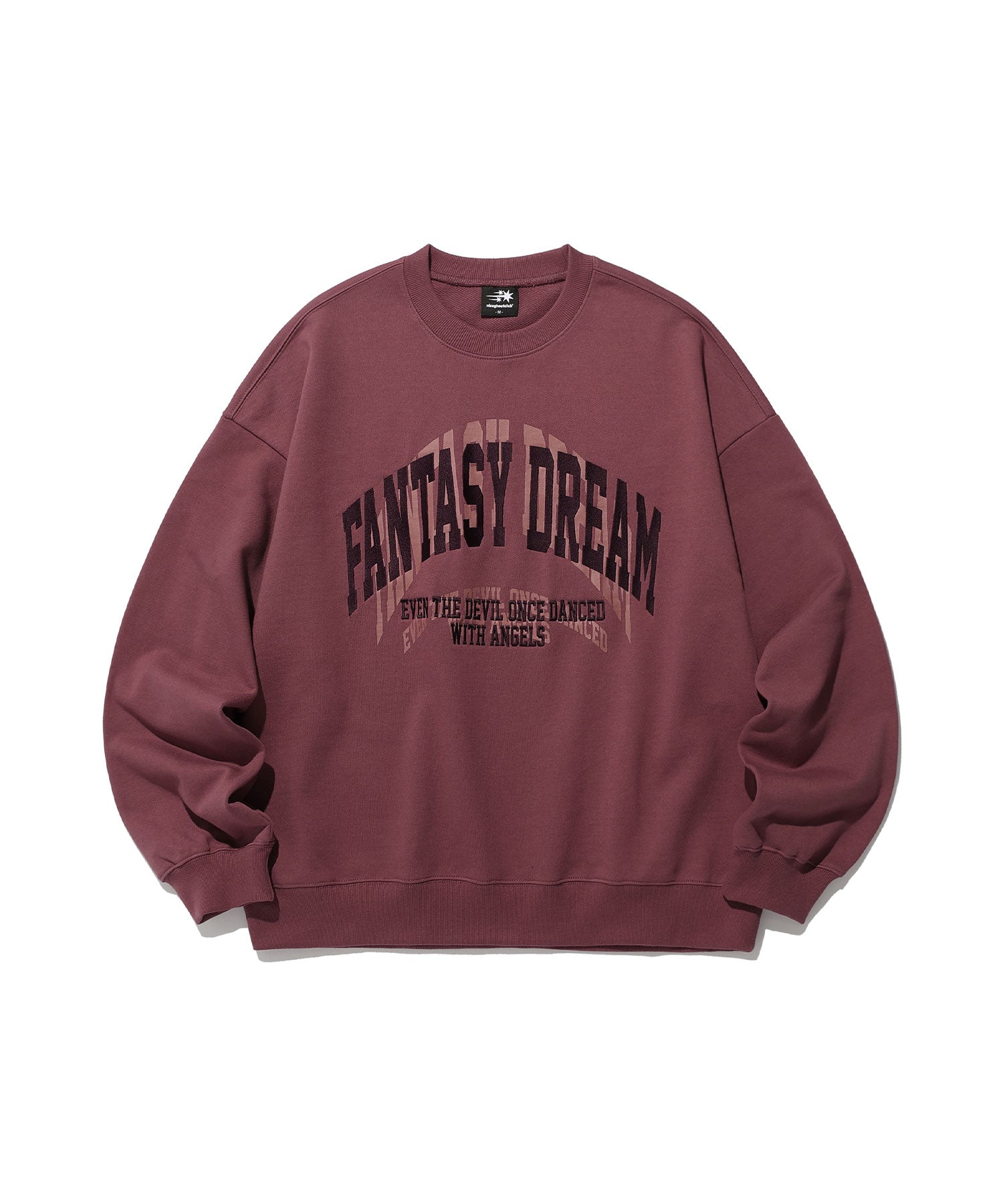 Nice Ghost Club Fantasy Dream Applique Sweatshirt