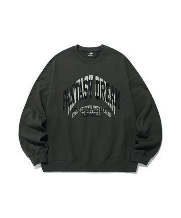 Nice Ghost Club Fantasy Dream Applique Sweatshirt