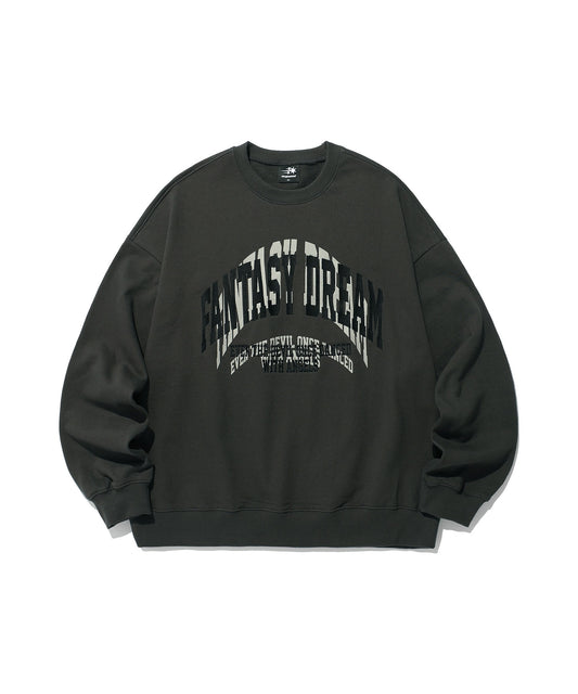 Nice Ghost Club Fantasy Dream Applique Sweatshirt