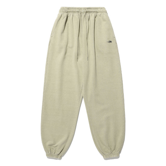Nice Ghost Club Skull Graffiti Pigment Sweatpants [Beige]