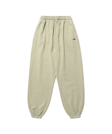 Nice Ghost Club Skull Graffiti Pigment Sweatpants [Beige]