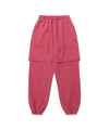 Nice Ghost Club Pigment Layered Sweat Pants [Red]