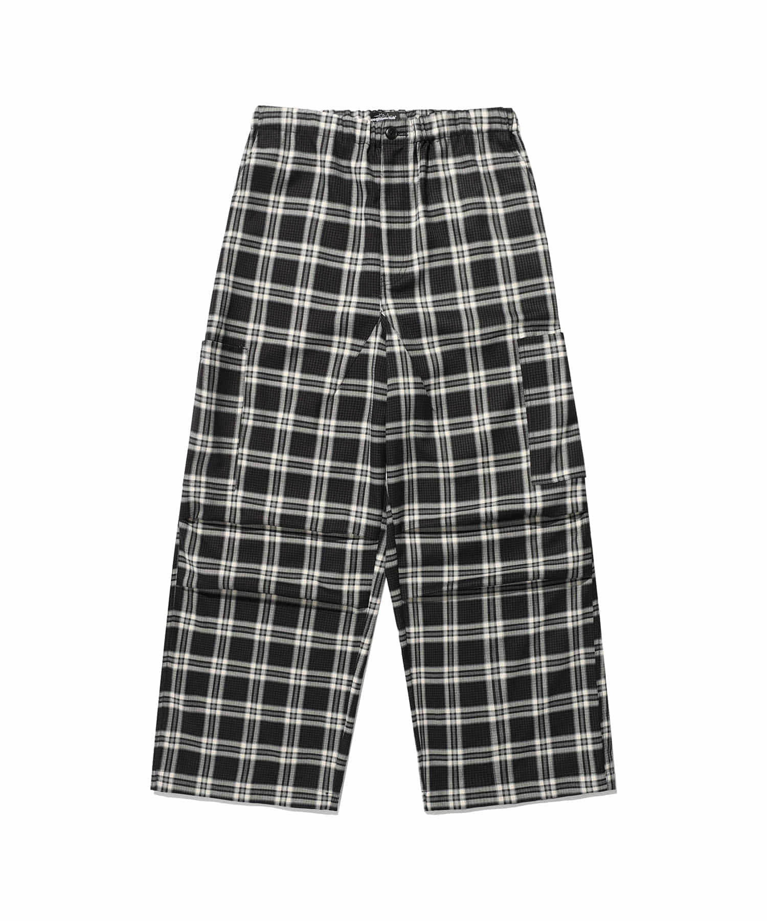 Nice Ghost Club Check Parachute Cargo Pants