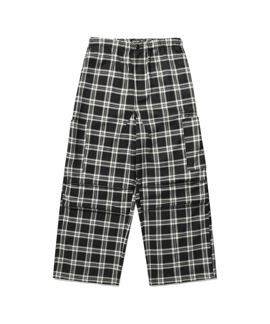 Nice Ghost Club Check Parachute Cargo Pants