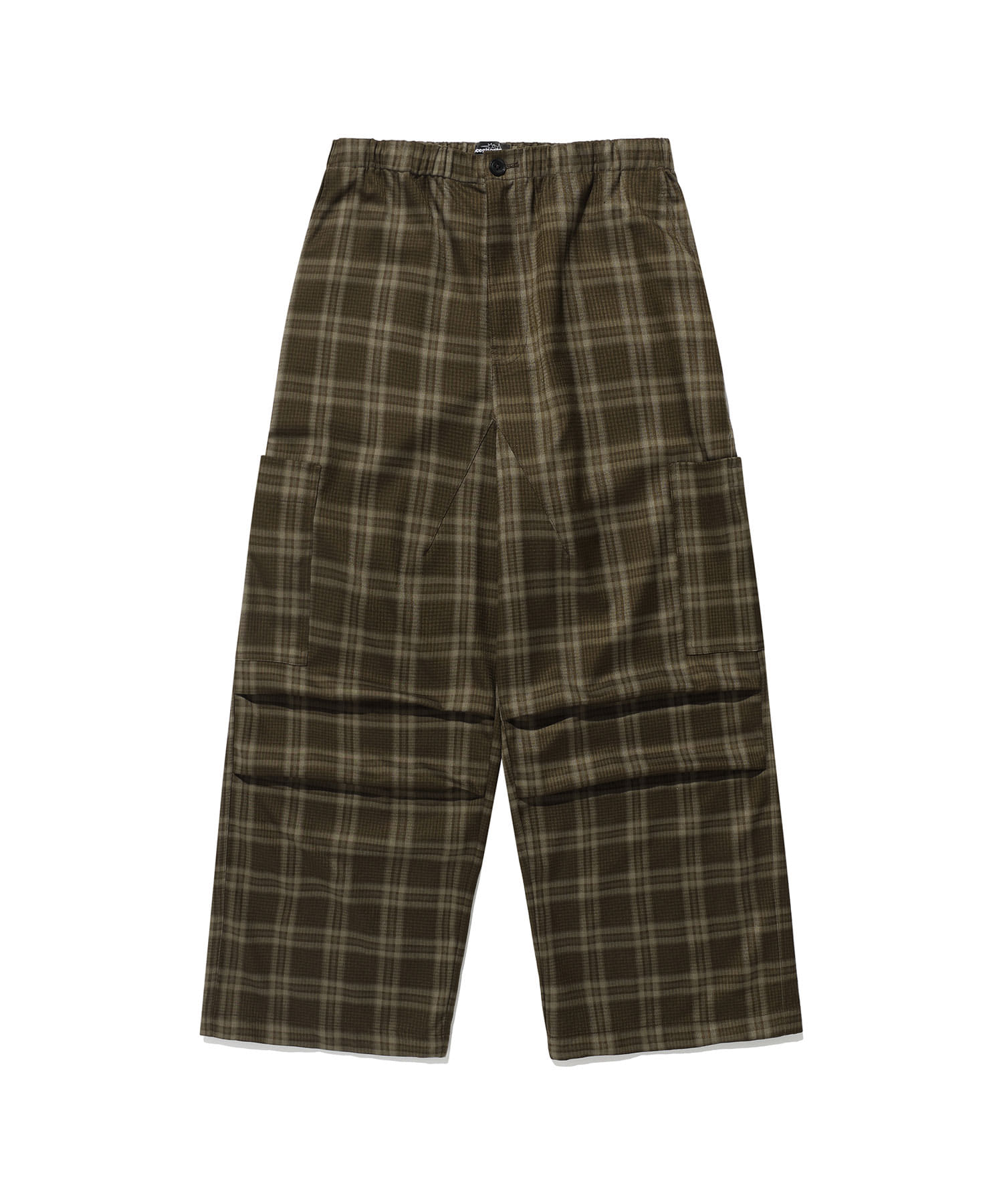 Nice Ghost Club Check Parachute Cargo Pants