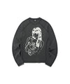 Nice Ghost Club Doll and the Girl Waffle Long Sleeve Tee