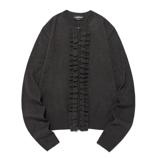 Nice Ghost Club Frill Knit Cardigan