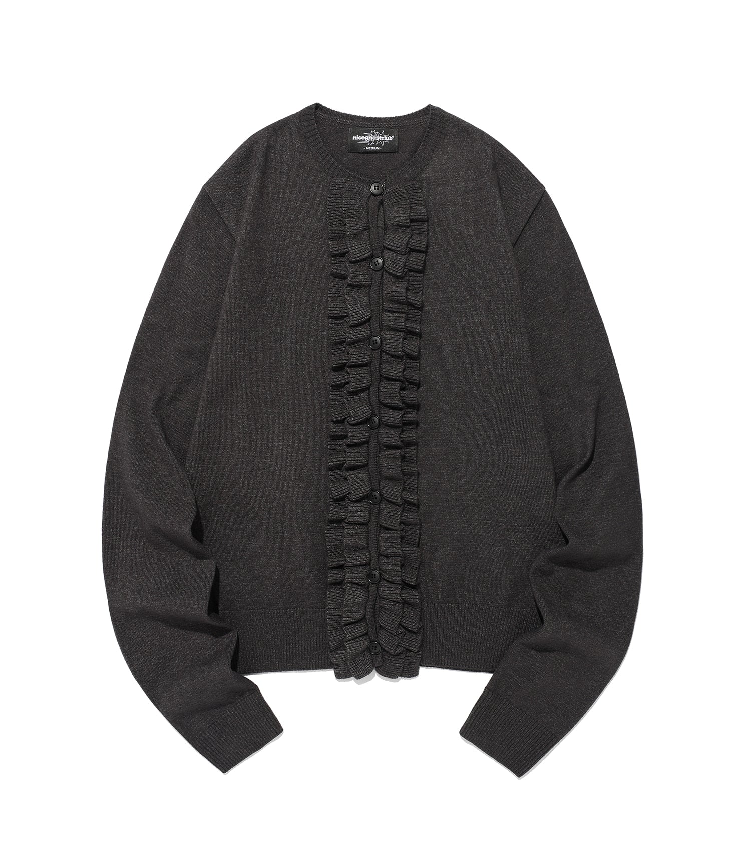 Nice Ghost Club Frill Knit Cardigan
