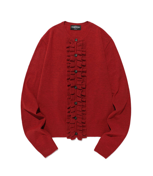 Nice Ghost Club Frill Knit Cardigan