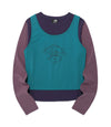 Nice Ghost Club Star Pony Sleeveless Long Sleeve Tee [Purple]