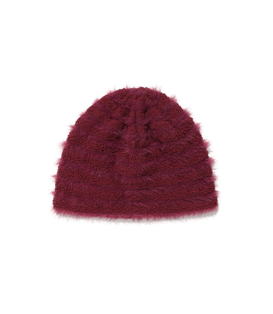 Nice Ghost Club Stripe Beanie [Burgundy]