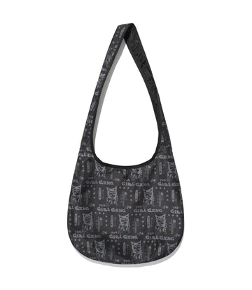 Nice Ghost Club Girl Gang Pattern Crossbag