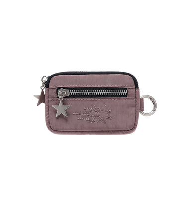 Nice Ghost Club Stitched 3Star Card Wallet [Purple]