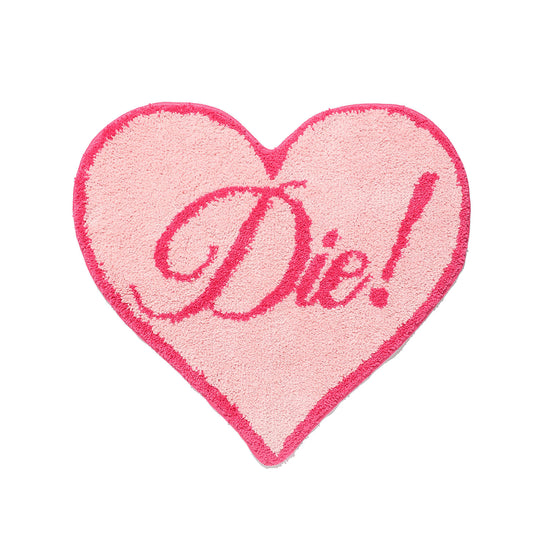 Nice Ghost Club Die Heart Rug Mat [Pink]