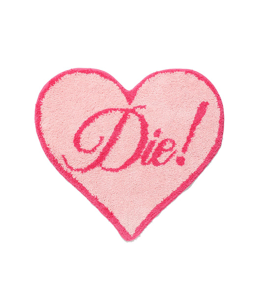 Nice Ghost Club Die Heart Rug Mat [Pink]
