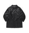 Nice Ghost Club PU Leather Work Car Coat