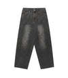 Nice Ghost Club Doodle Graphic Wide Jeans