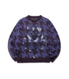 Nice Ghost Club Houndstooth Devil Rose Knit