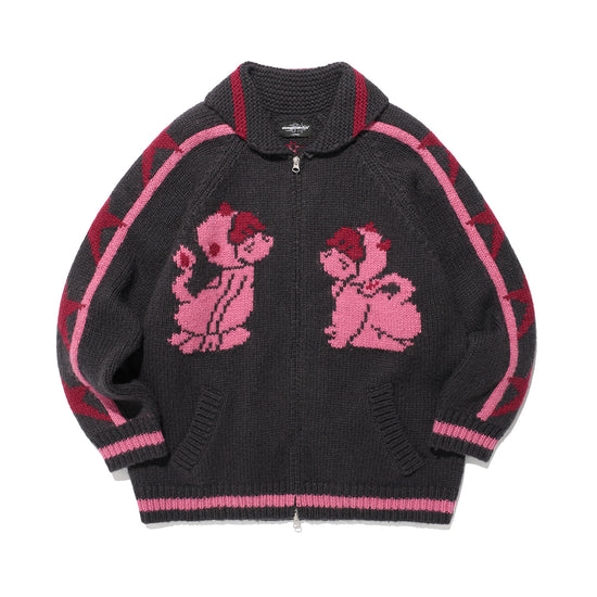 Nice Ghost Club Devil Cowichan Sweater