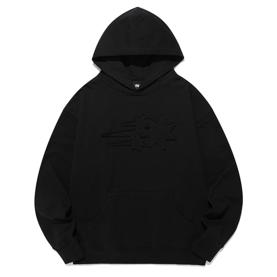 Nice Ghost Club 3Star Logo Hoodie [Black]