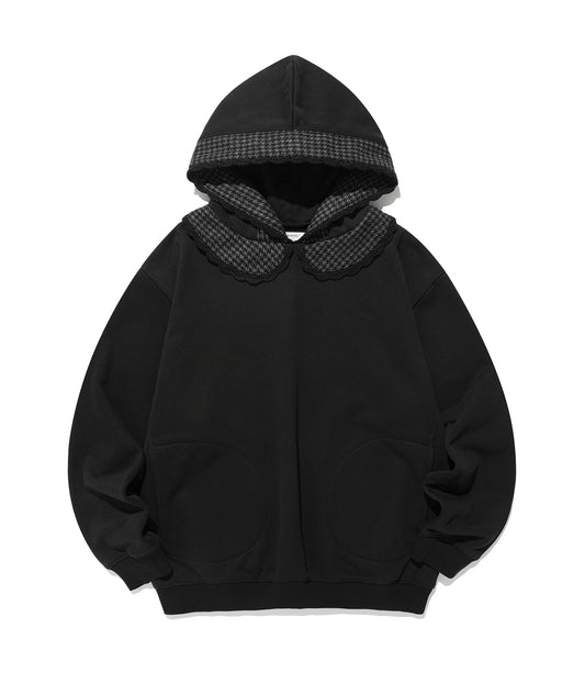 Nice Ghost Club FFATS Round Collar Hoodie [Black]