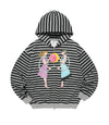 Nice Ghost Club Gakiya Isamu Stripe Hoodie Zip Up [Grey]
