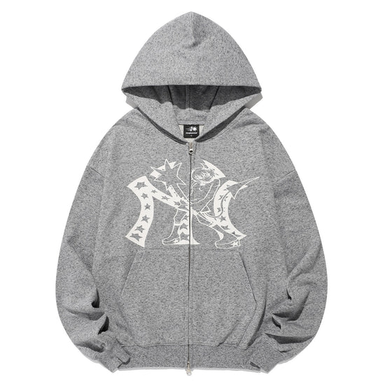 Nice Ghost Club Chaos Girl Hoodie Zip-Up