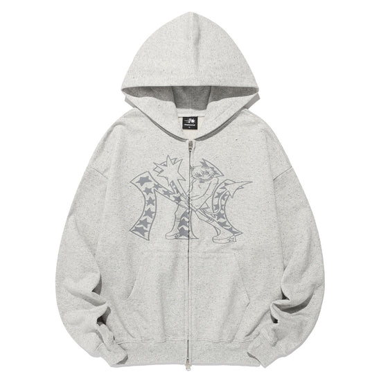 Nice Ghost Club Chaos Girl Hoodie Zip-Up