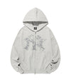 Nice Ghost Club Chaos Girl Hoodie Zip-Up