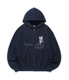 Nice Ghost Club The Girl Gang Waffle Hoodie Zip-Up