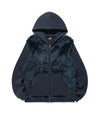 Nice Ghost Club Fur Yeti Hoodie Zip Up [Navy]