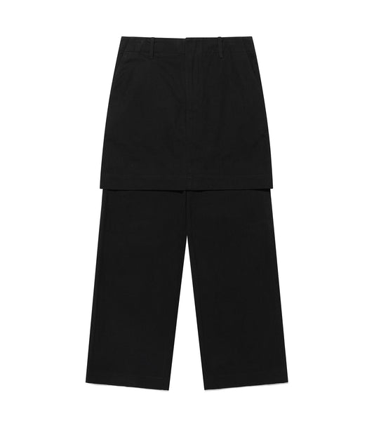 Nice Ghost Club Layered Skirt Chino Pants