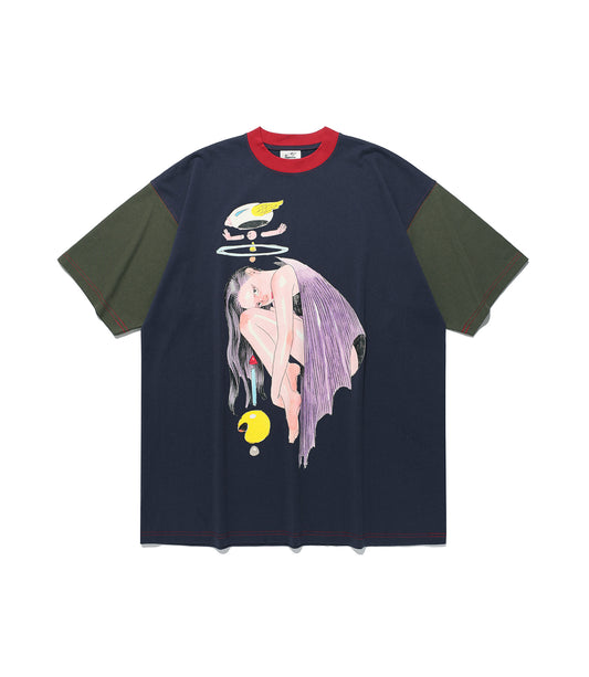 Nice Ghost Club Gakiya Isamu Big Big Tee [Navy]
